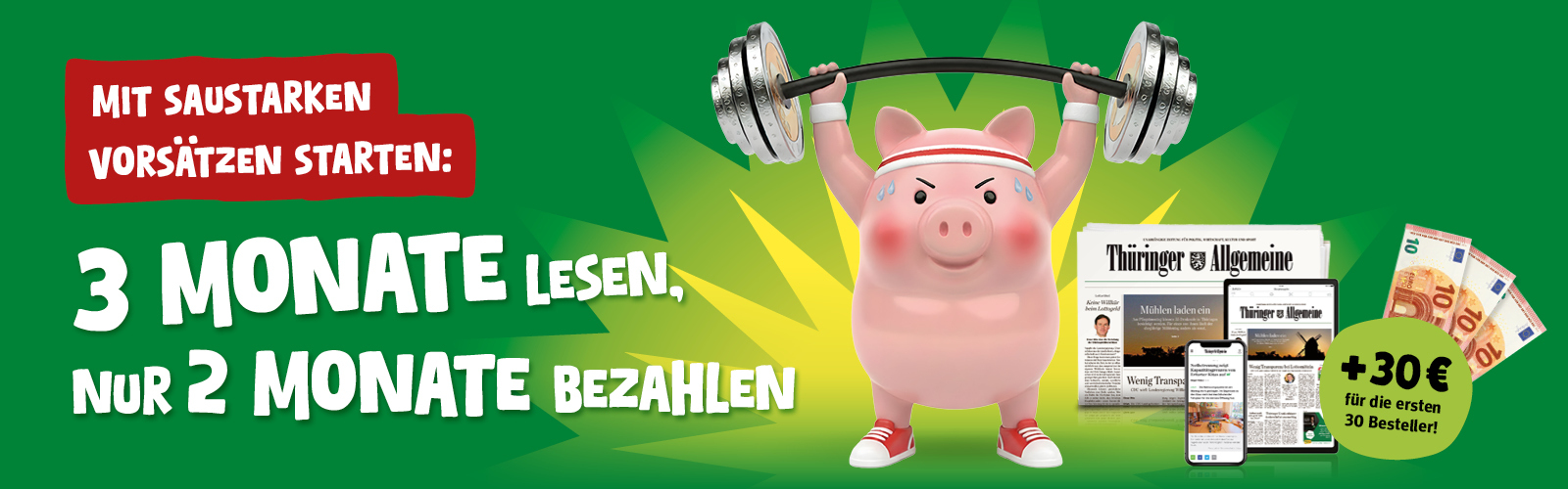 Jetzt 3 Monate lesen und nur 2 zahlen