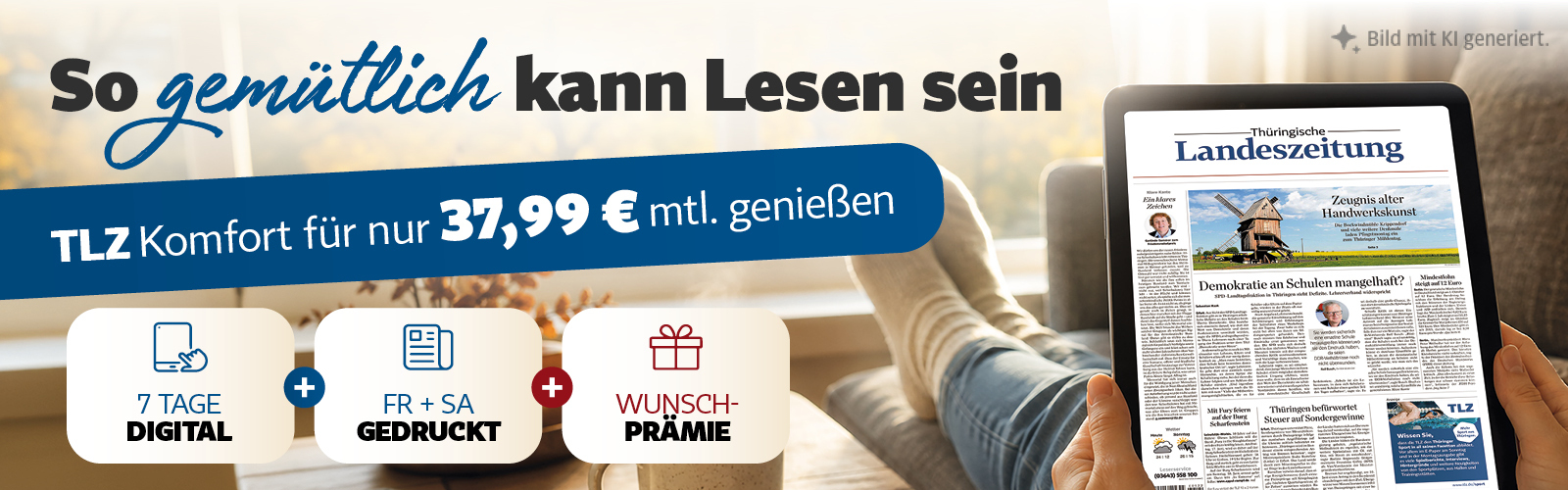 Jetzt abonnieren und Wunschprämie sichern