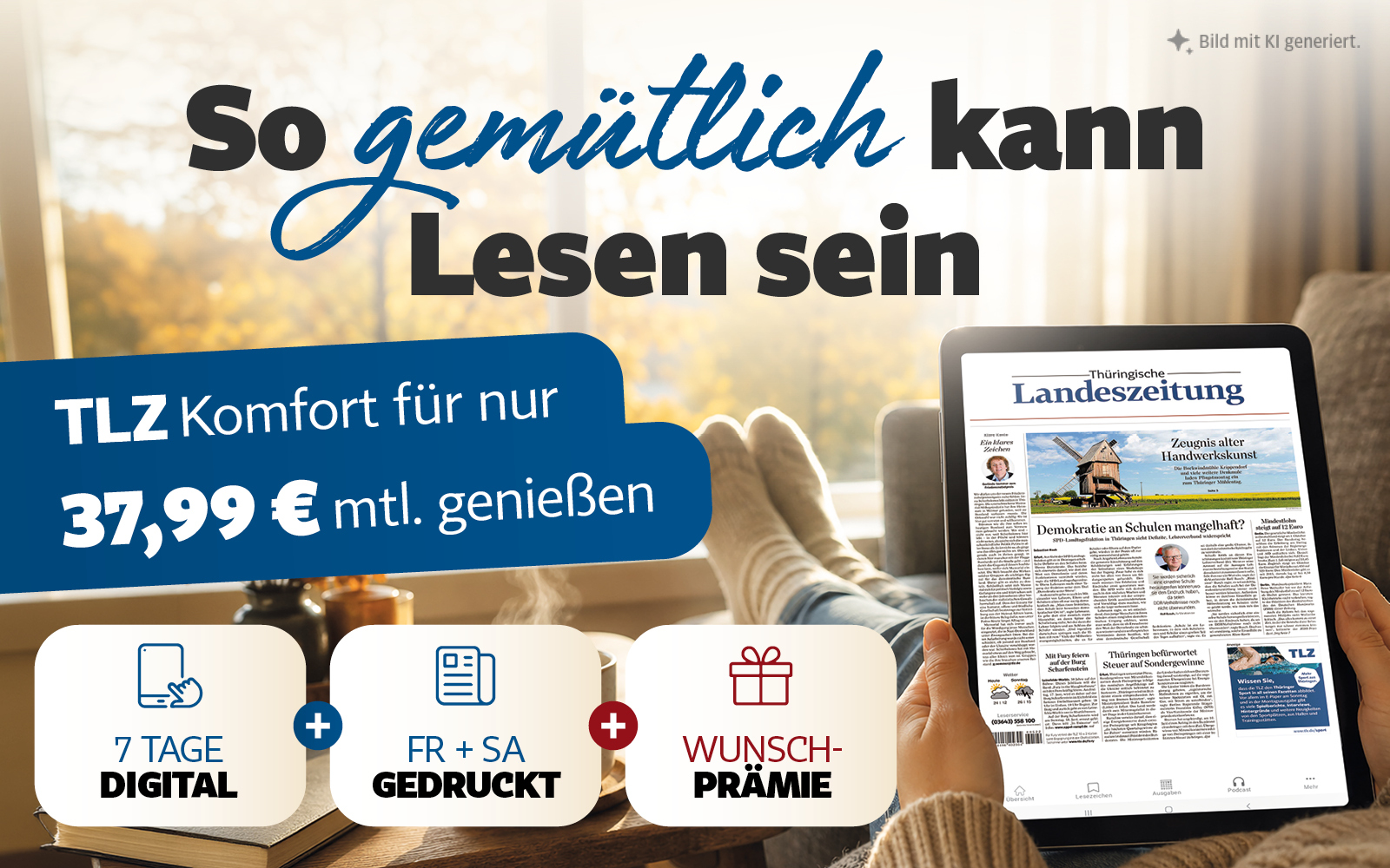 Jetzt abonnieren und Wunschprämie sichern