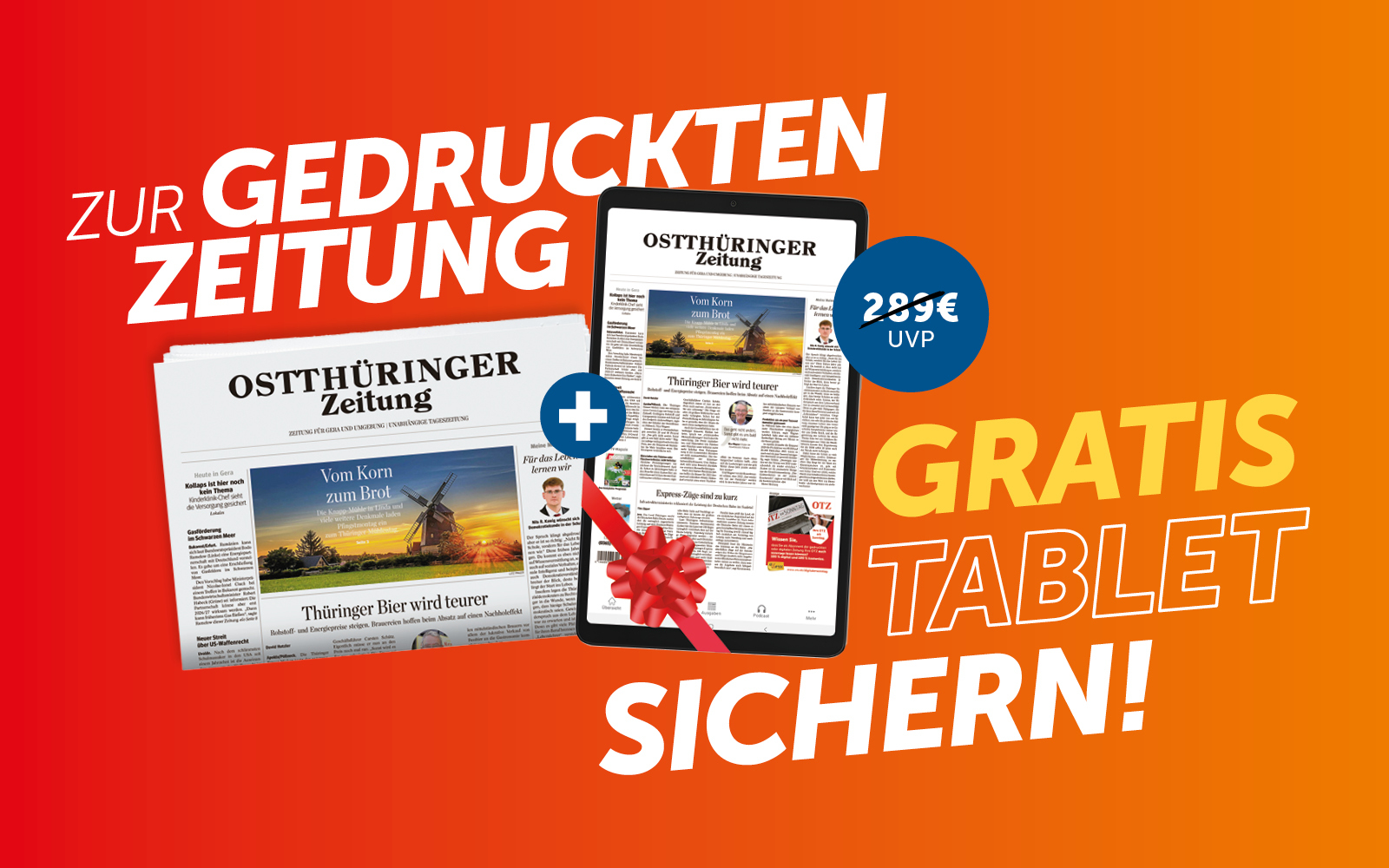 Jetzt abonnieren und Samsung A11+ sichern